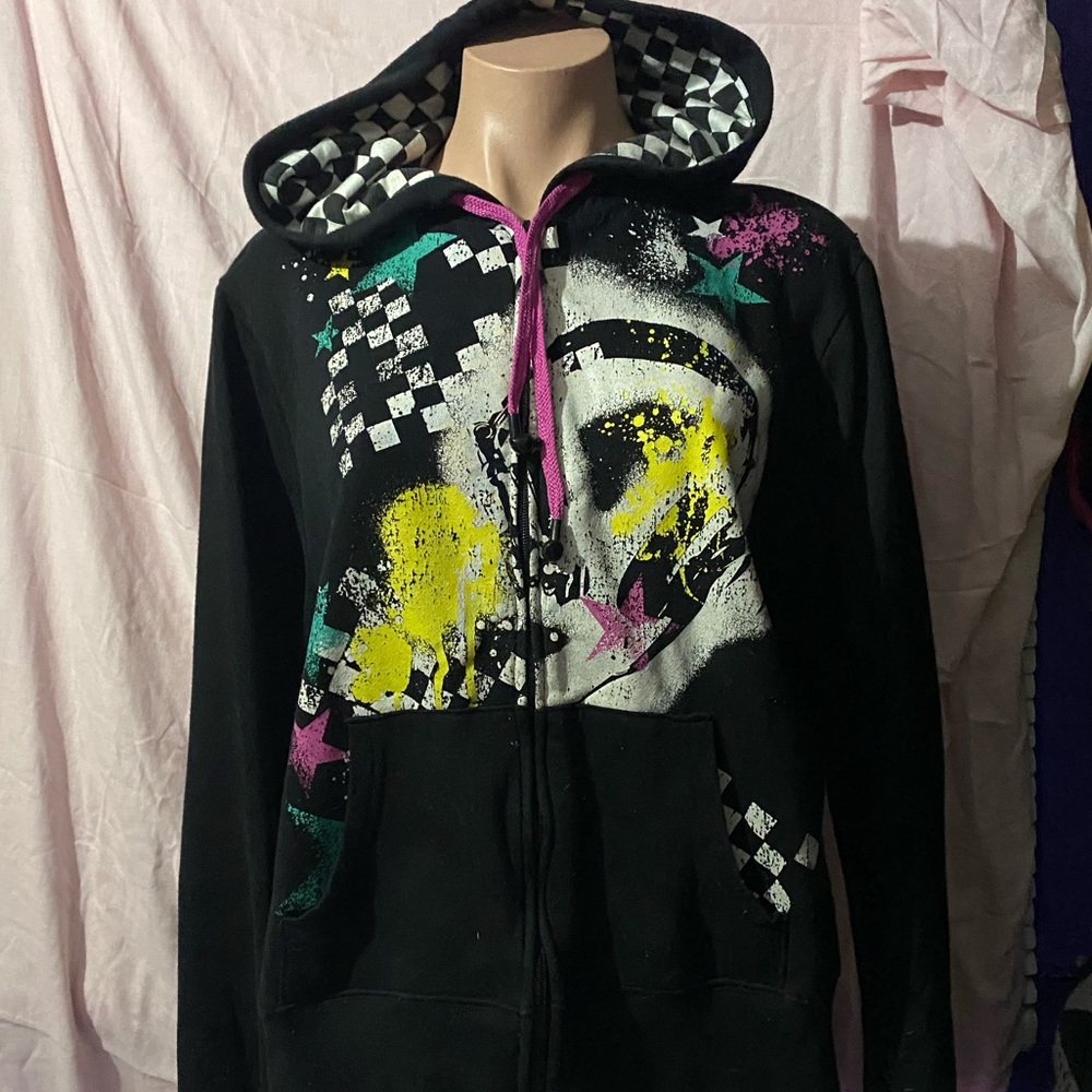 Juniors XL Punky Checkered Jacket